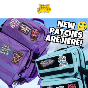 JUST DROPPED! NEW GYM BAG PATCHES!