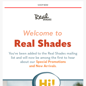 Welcome to Real Shades! 😎 Save 10% off!