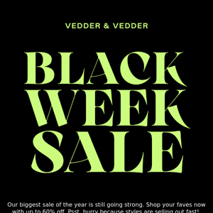 Up to 60% off | Black Week Sale