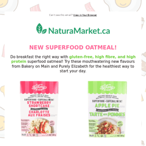 NEW Superfood Oatmeal from Purely Elizabeth & Bakery On Main 🥣