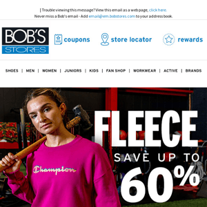 Fleece Save up to 60%