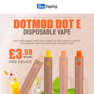 STOPTOBER VAPE DEALS: £2.99 MOMO Disposable, £18.99 Geekvape Wenax H1 Kit, £2.99 Aroma King, £3.59 SKE Crystal Bar, £3.59 IVG Crystal Bar, £39.99 GeekVape Legnd 2 Mod