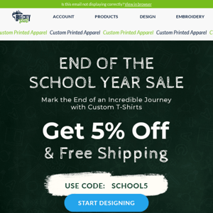 Limited Time Only: Our Epic End of School Year Sale