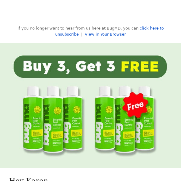 Buy 3, Get 3 Essential Pest Concentrate Free
