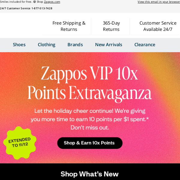 Extended: 10x Points for VIPs!