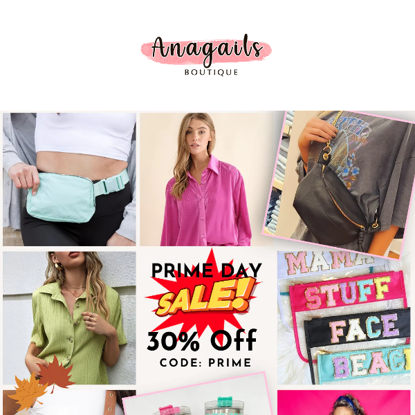 🎉 Anagails Prime Day Sale! 30% Off
