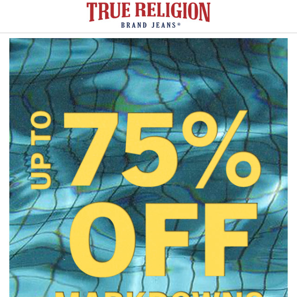 True religion hot sale 50 off sale