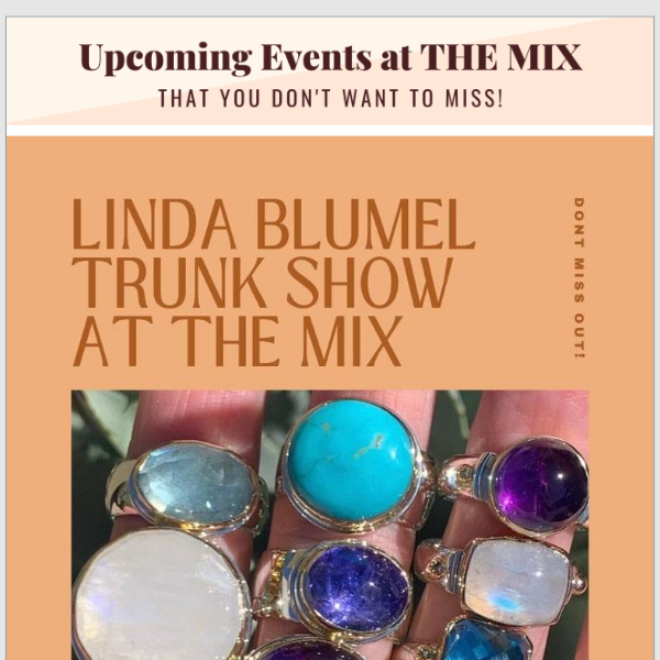 TRUNK SHOW + STYLE NIGHT at THE MIX