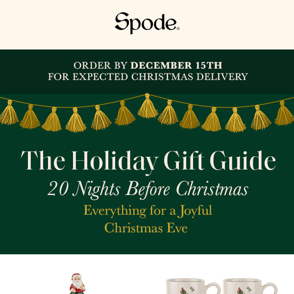 Get Ready for Santa's Visit 🎅🏻🎁Shop The Great Gift Guide