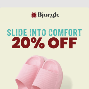 Make Life Comfier With 20% OFF 😍