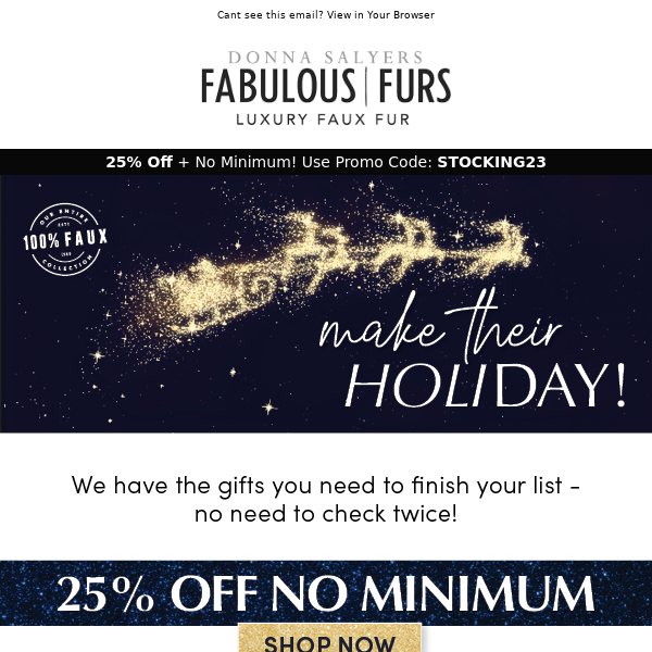 Stocking Stuffer Holiday Makers - 25% Off + No Minimum