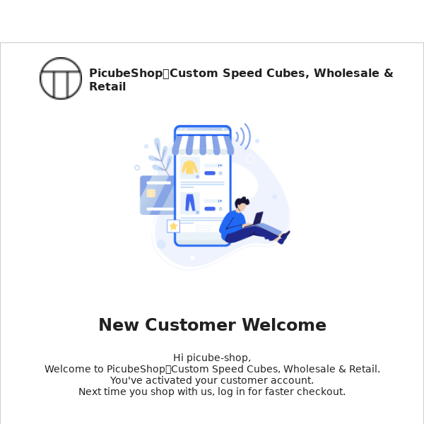 New Customer Welcome