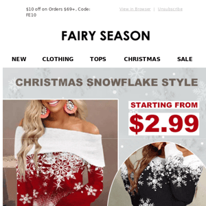 What's Trending Now? Christmas Snowflake Style!