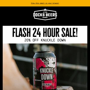 📉PRICE CRASH - KNUCKLE DOWN - 24 HOURS ONLY