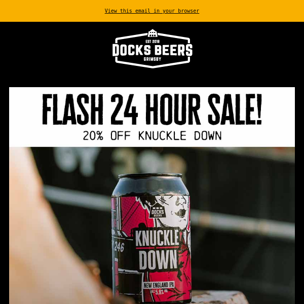 📉PRICE CRASH - KNUCKLE DOWN - 24 HOURS ONLY