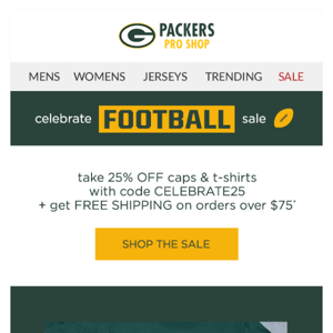 FREE GIFT Inside (Don't Miss This!) - Packers Pro Shop