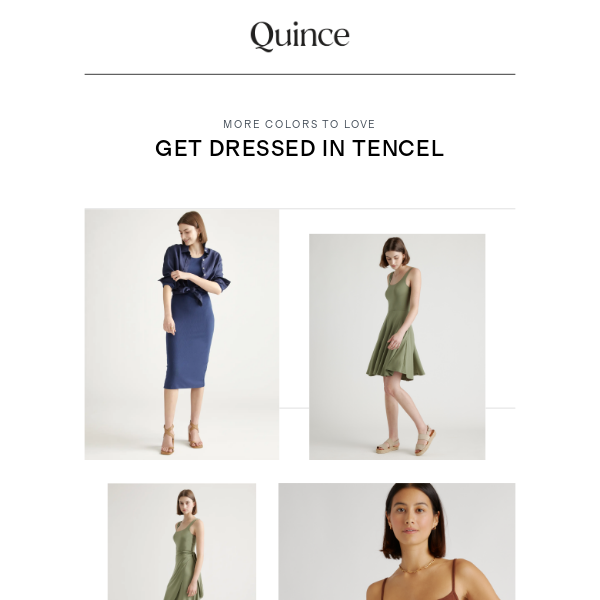 Quince Tencel Jersey T-Shirt Dress