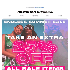 🎉 Take an EXTRA 25% OFF All Sale Items 🎉