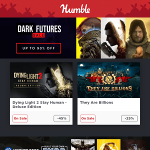 Save up to 90% off in our Dark Futures Sale, WB Games BYOB, Horror Sale & more!
