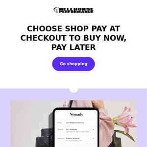 Choose Shop Pay at Checkout to Buy Now & Pay Later!