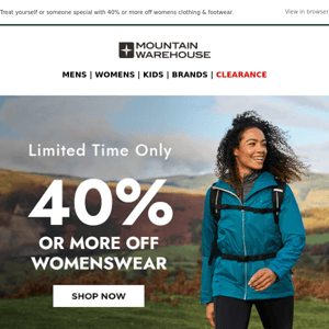 40% Or More Off Womenswear | Limited Time Only