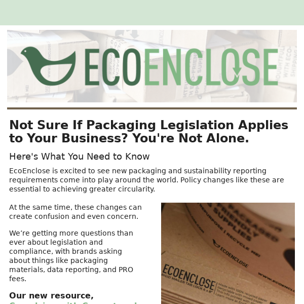 Complying with Packaging Legislation