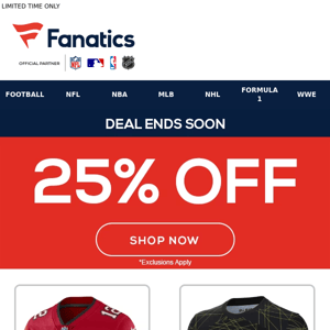 25% Off Jerseys | Made For Everyone