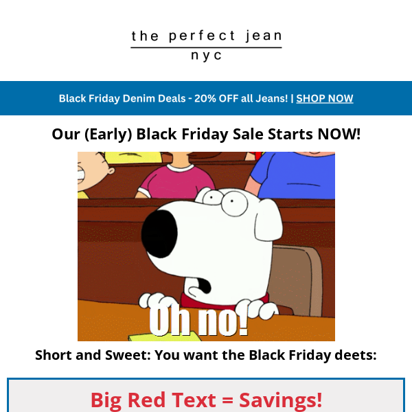 Black Friday is Here! (earlier and earlier and earlier...)