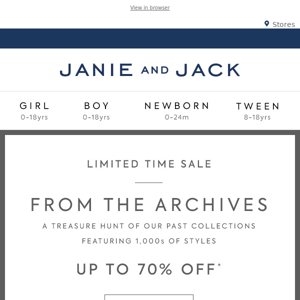 For the first time ever: The Archive Sale