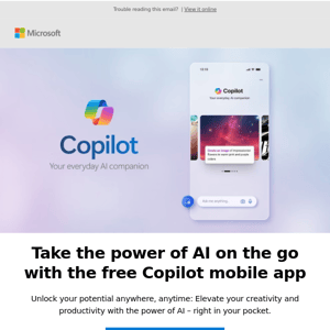 Unleash the power of AI on the go with the Copilot mobile app