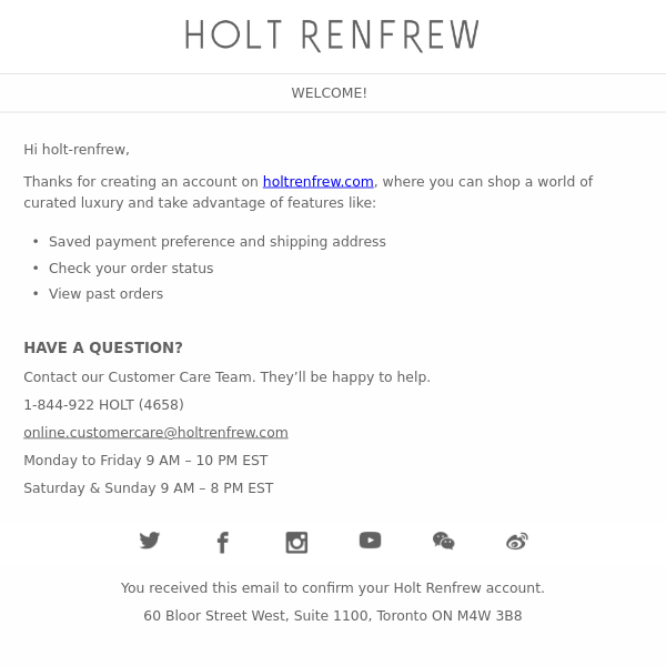 Holt Renfrew  Welcome to holtrenfrew.com! - Holt Renfrew