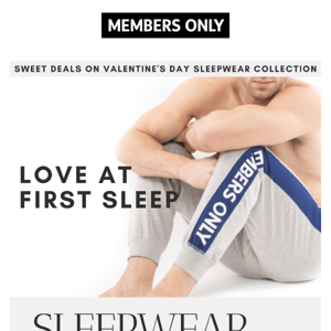 Let’s sleep together - Sleepwear and Basics Clearance Event.