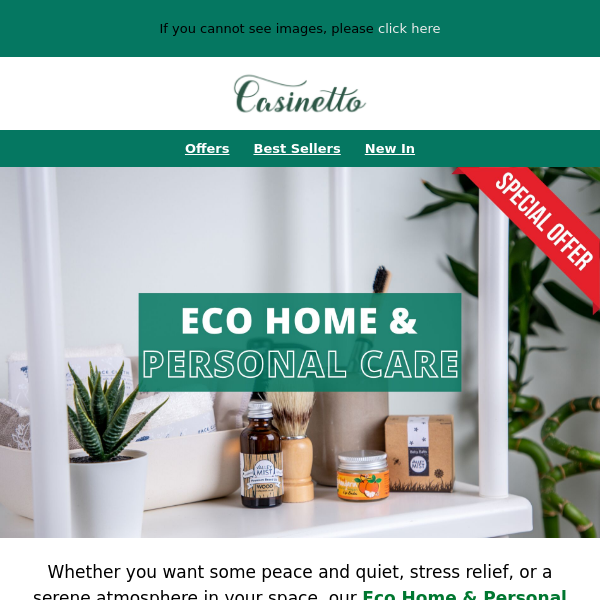 Exclusive Offers on Eco-Friendly Home & Personal Care Essentials