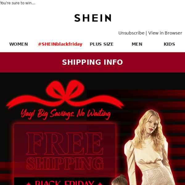 #SHEINblackfriday revealed! Up all night to get lucky!