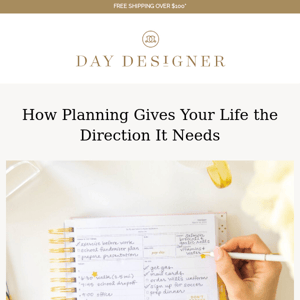 How planning gives your life the direction it needs ➡️
