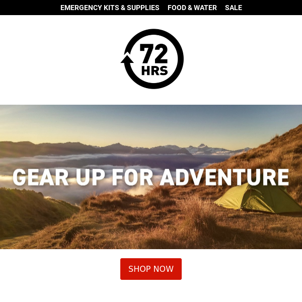 72Hours New Adventure Products Sale!