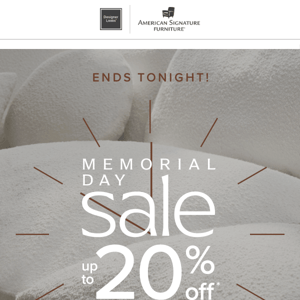 Final Hours! Take up to 20% off…