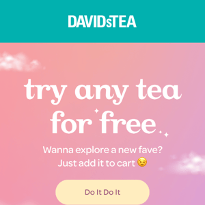 Get your FREE TEA 📣