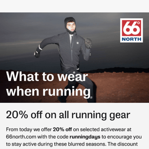 What to wear when running