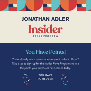 Insider Reminder: You Have Points To Spend!