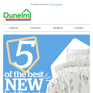 Say hello to our NEW summer bedding