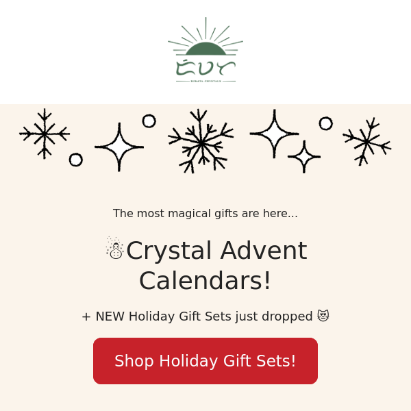 Crystal Advent Calendars Just Dropped! 🎄✨