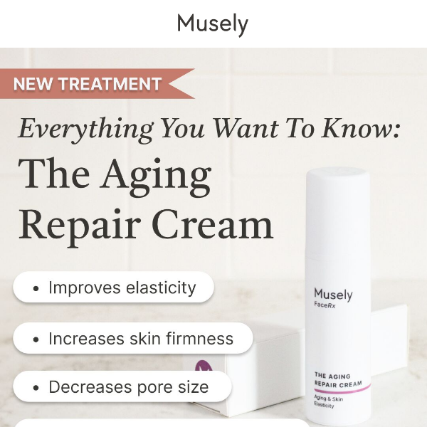 The Aging Repair Cream: Everything you want to know! 😍