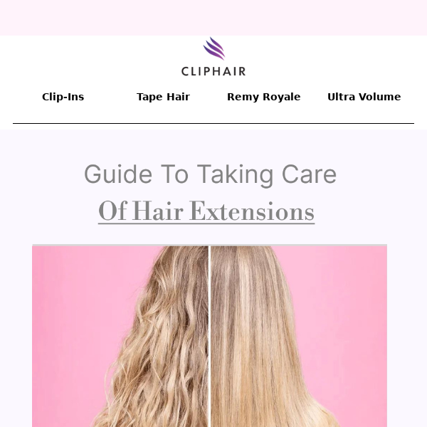 Guide To Taking Care Of Hair Extensions