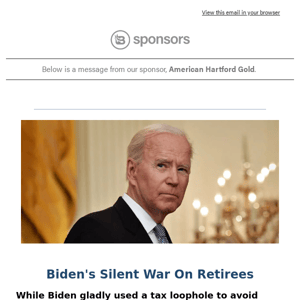 Biden's 2024 Tax Plan Could Devastate Retirement Funds