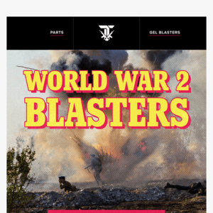 ⚠️ WWII Blaster Mayhem | Premium Metal Gel Blasters