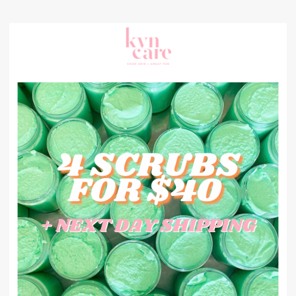 Get 4 scrubs for $40