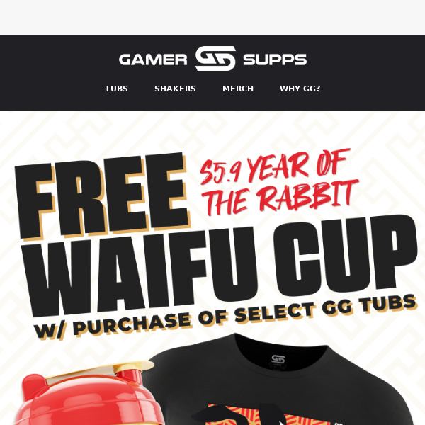 HOP ON THIS FREE WAIFU CUP 🐰