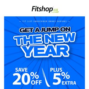 Keep the New Year Vibes Going - Save 20% + 5% Extra