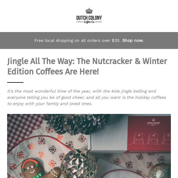 Jingle All the Way: The Nutcracker & Winter Edition Coffees are Here! 🎄 ❄️🎅